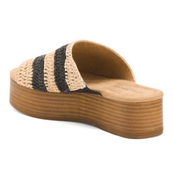 💛🔹️Kelsi Dagger🔹️ Brooklyn Women's Damien Raffia Sandal Size 9 - Picture 5 of 5